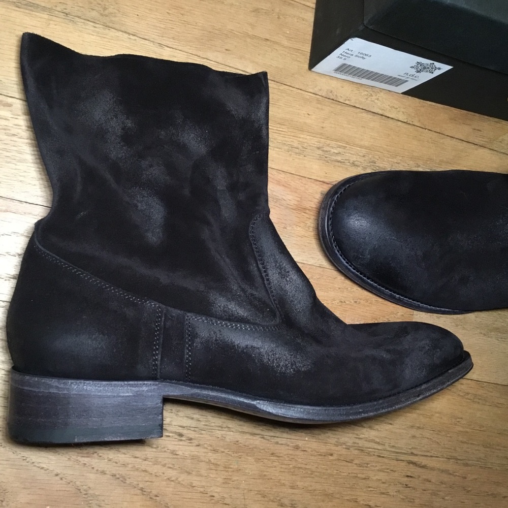 Brand new: suede n.d.c. boots booties black